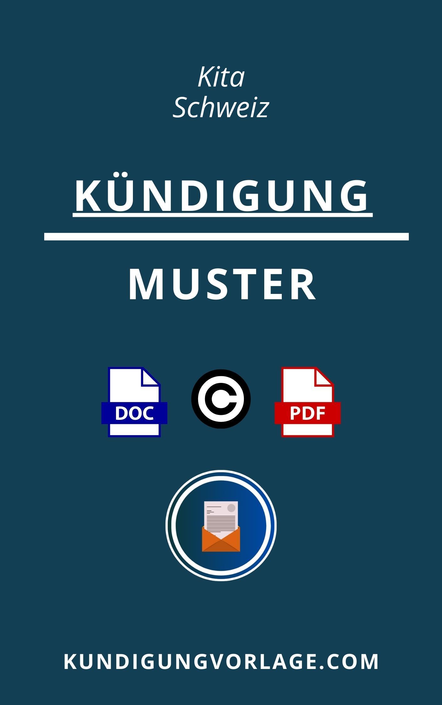 Kündigung Kita Schweiz Muster
